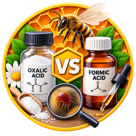 🧪 اسید اگزالیک یا اسید فرمیک؟ کدام برای کنترل واروآ مناسبتر است؟